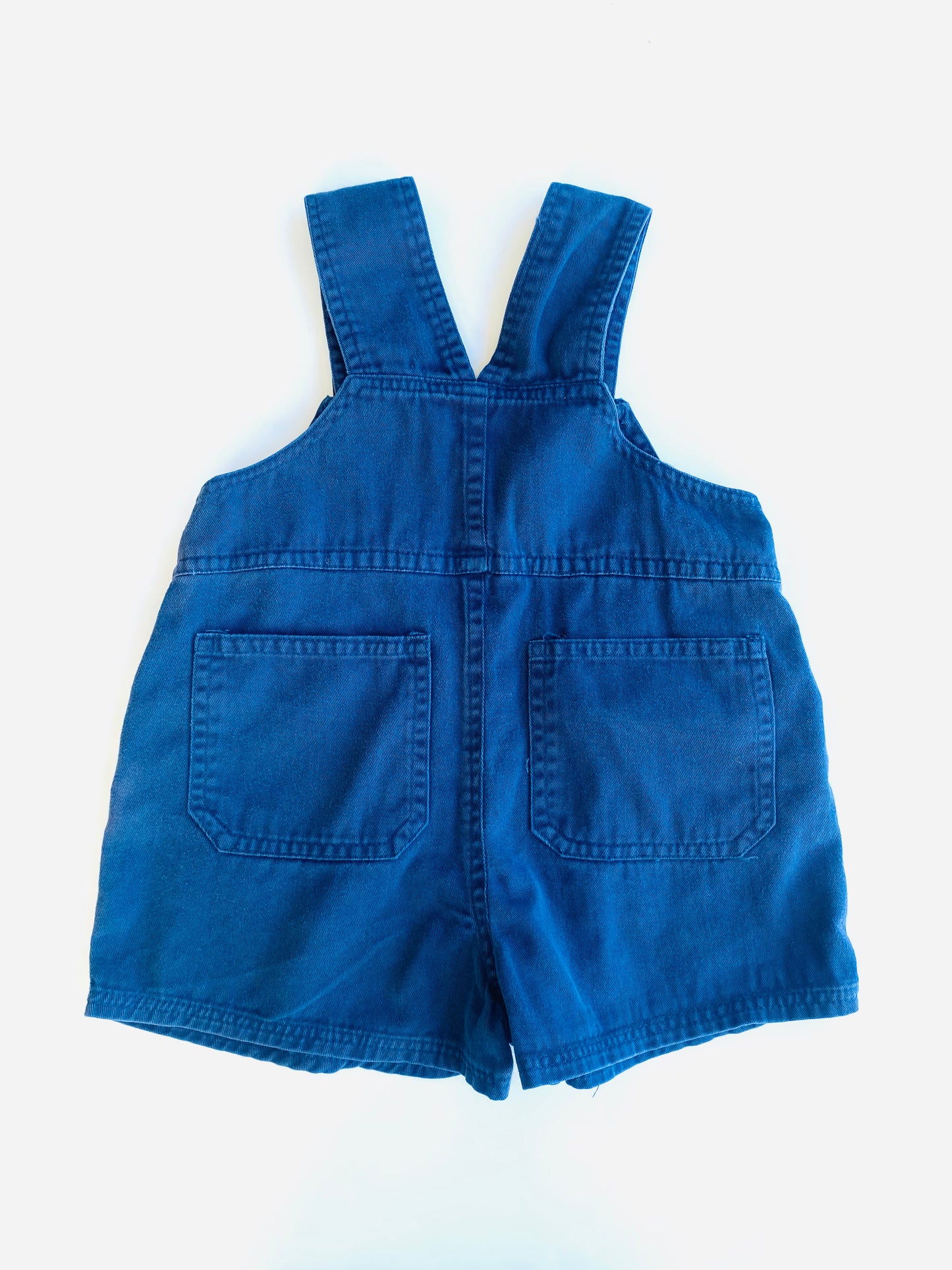 Vintage Jumpstart Flower Embroidered Shortalls (1YR)