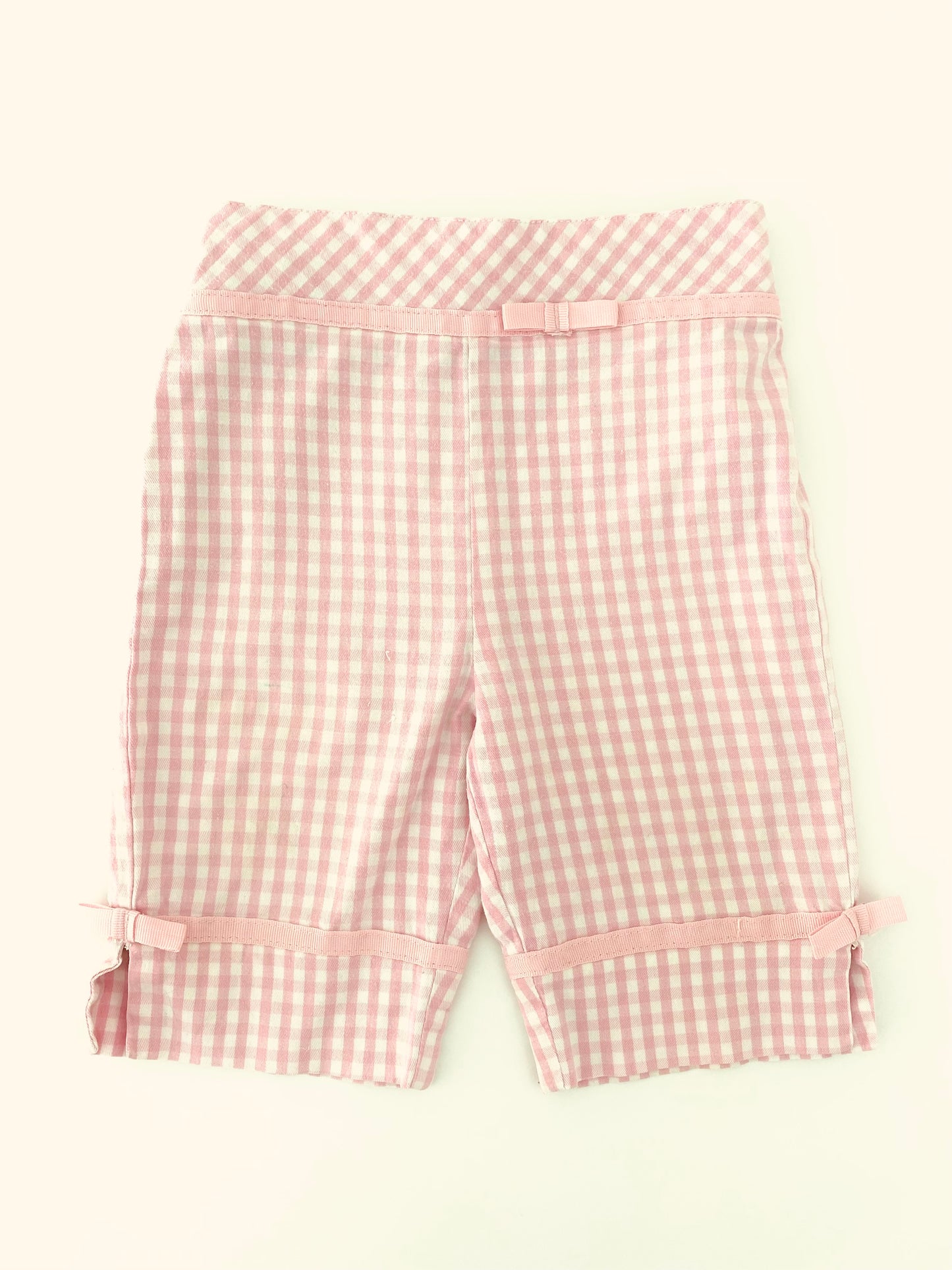 Pink Gingham Pants (1YR)