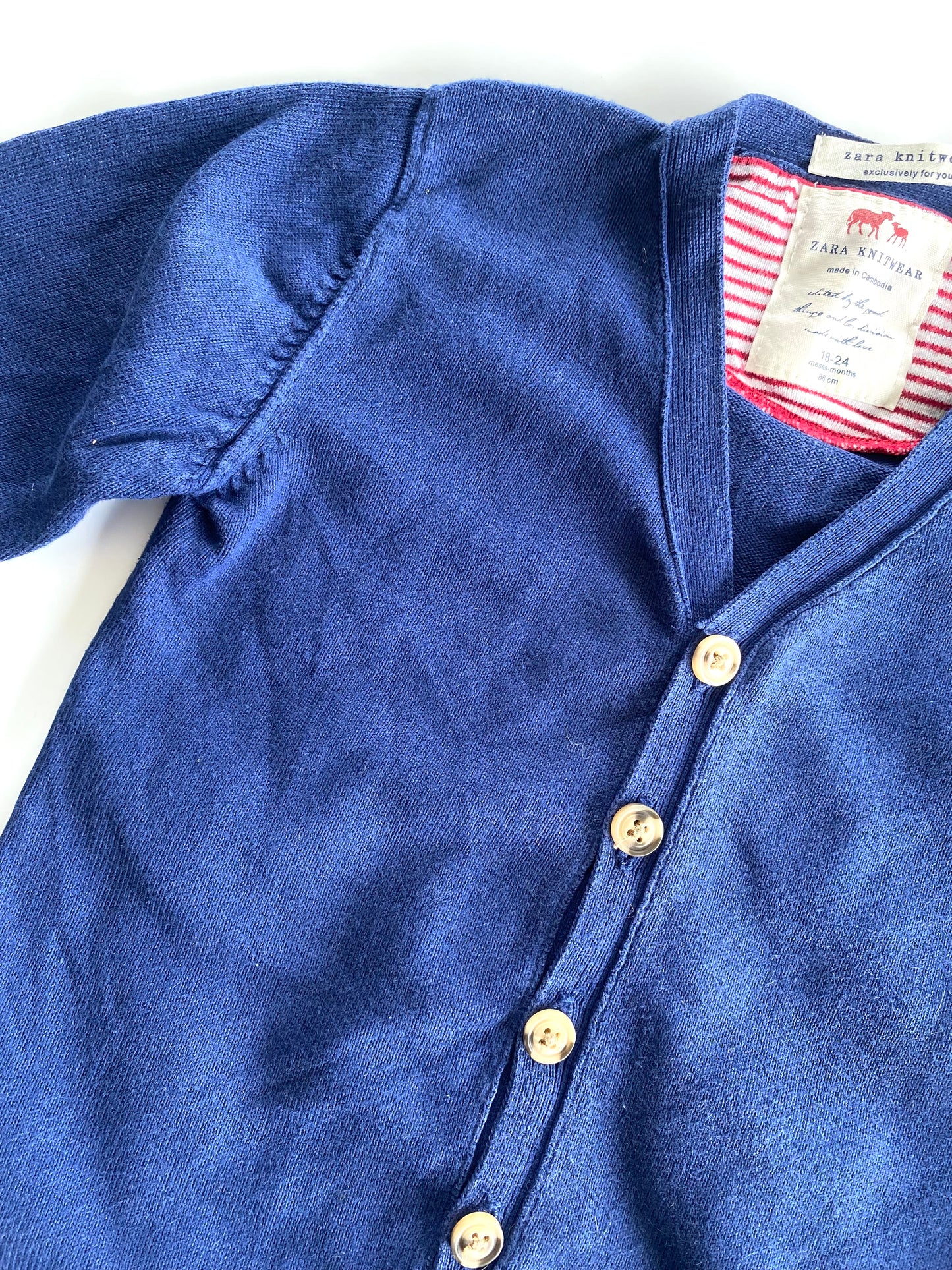 Zara Navy Cardi (2YR)
