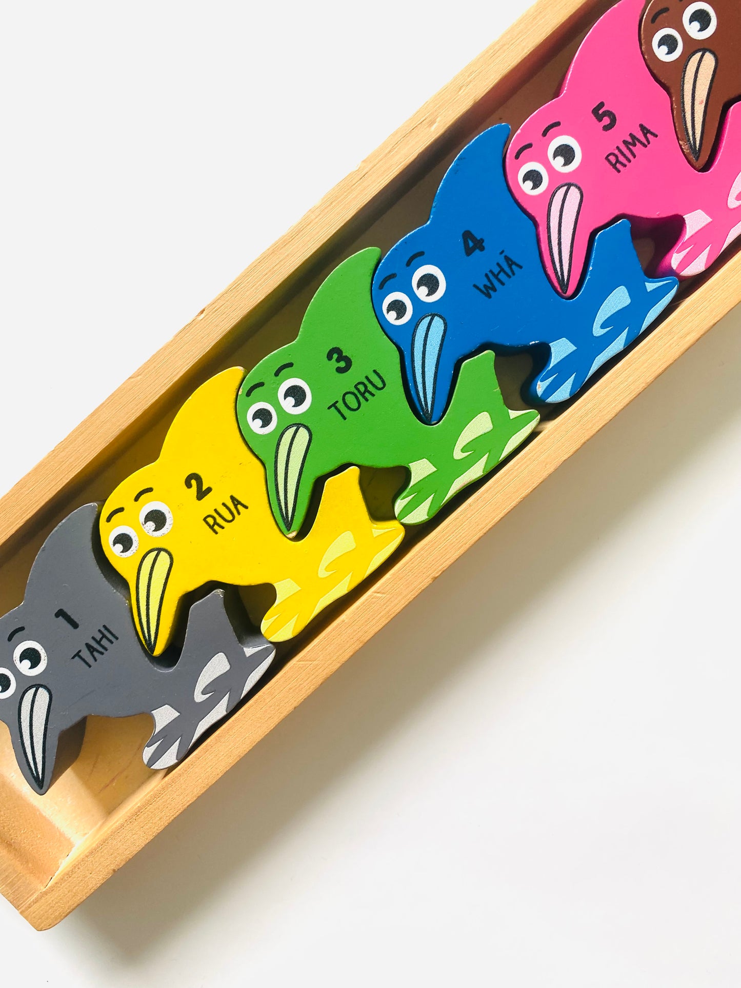 Wooden Counting Kiwi Puzzle