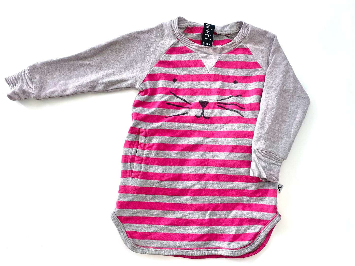 Minti Cat Jersey Dress (1YR)