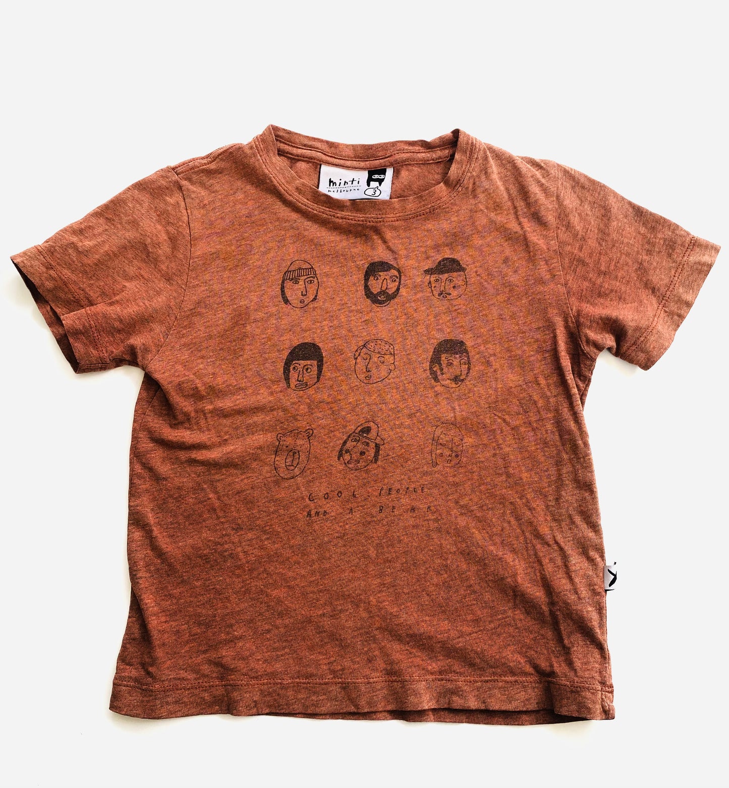 Minti Cool People and a Bear Tee (3YR)
