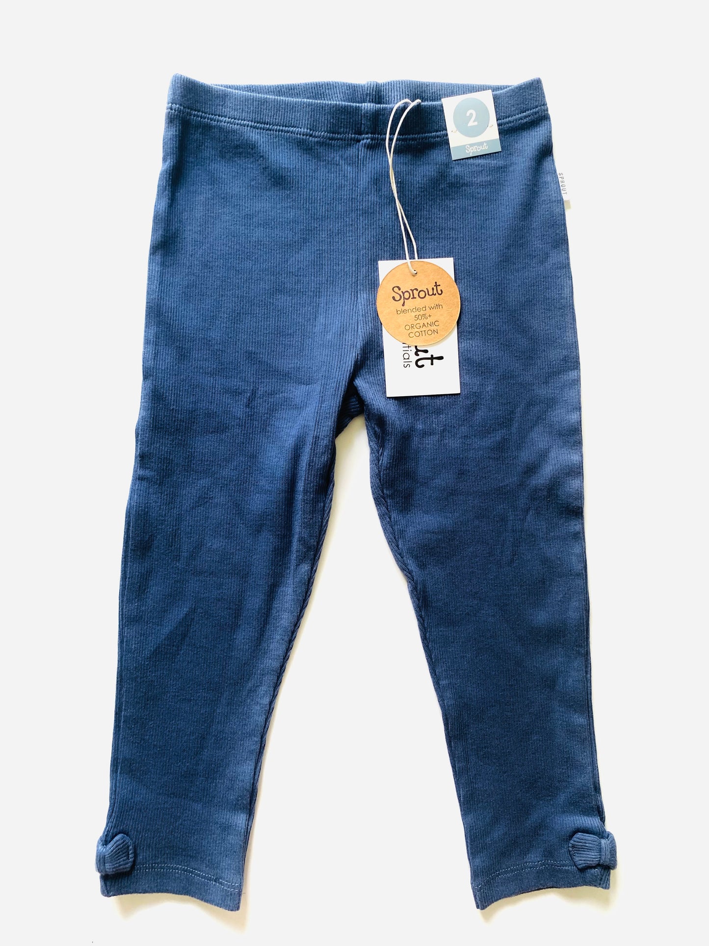 Indigo Sprout BNWT Rib Leggings (2YR)