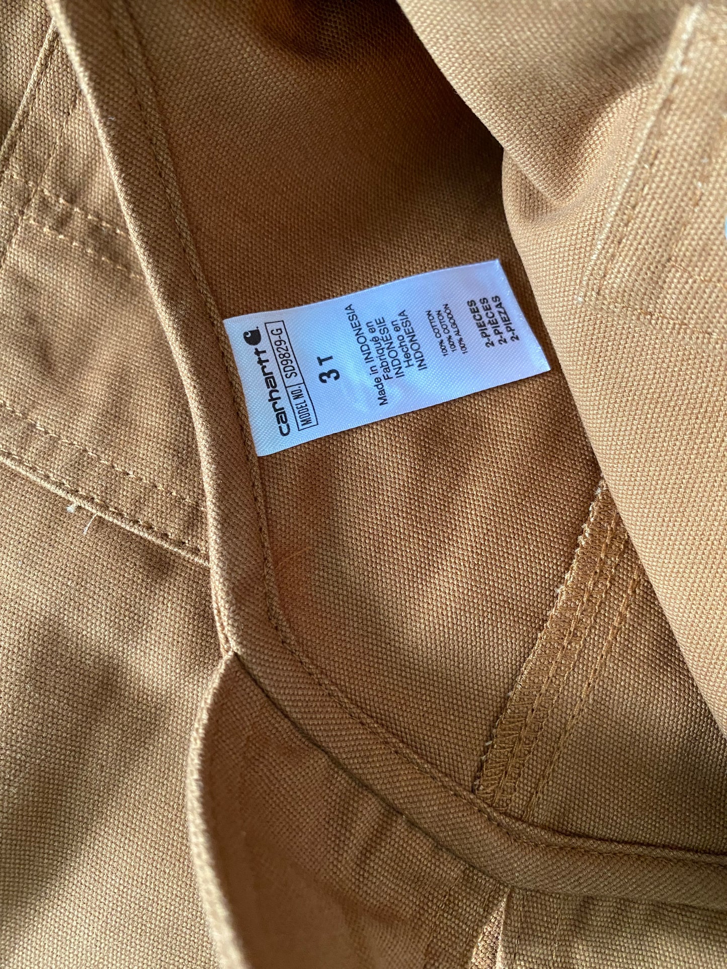 Carhartt Tan Shortalls (3YR)