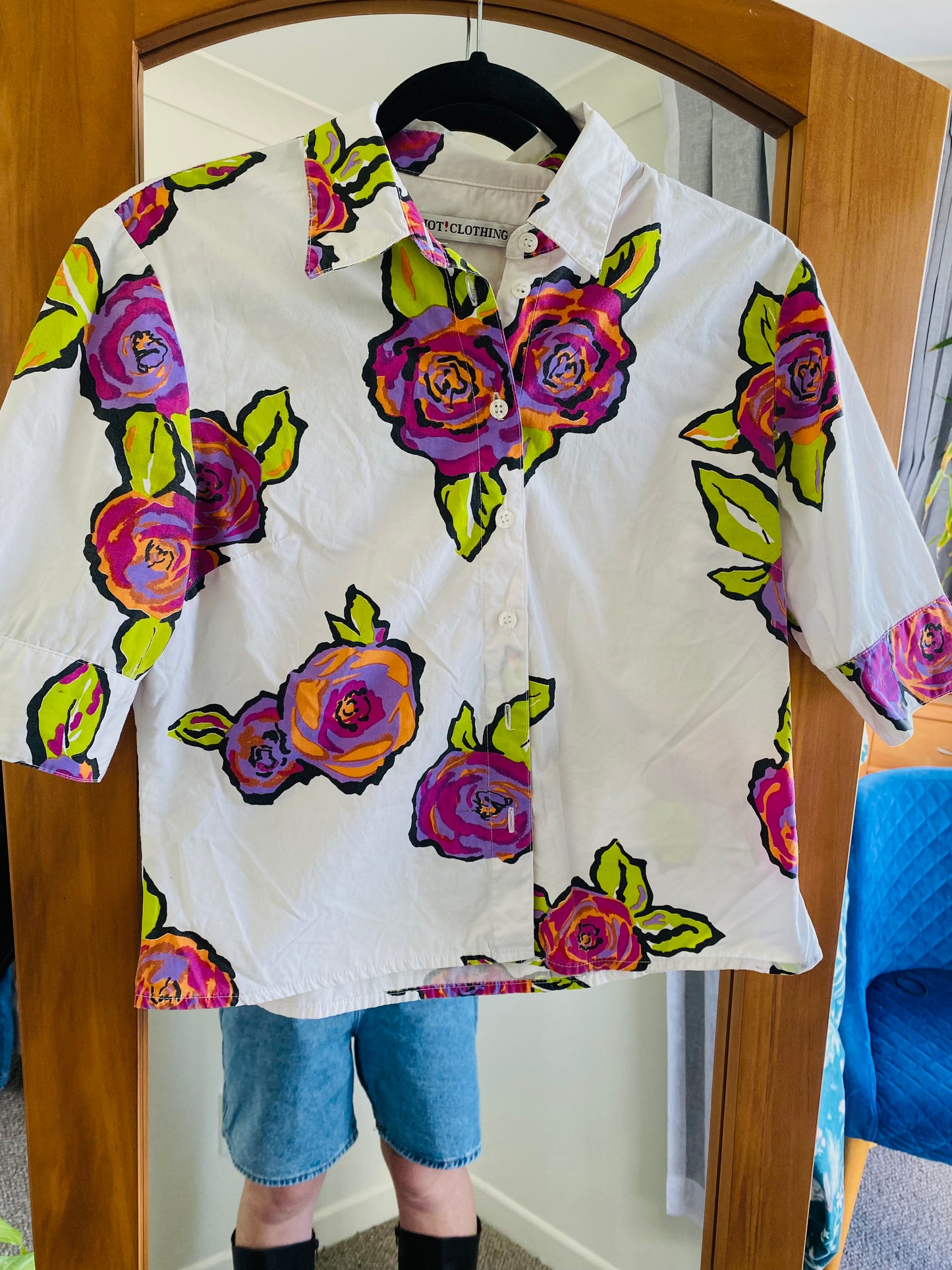 Flower Button Up (10)