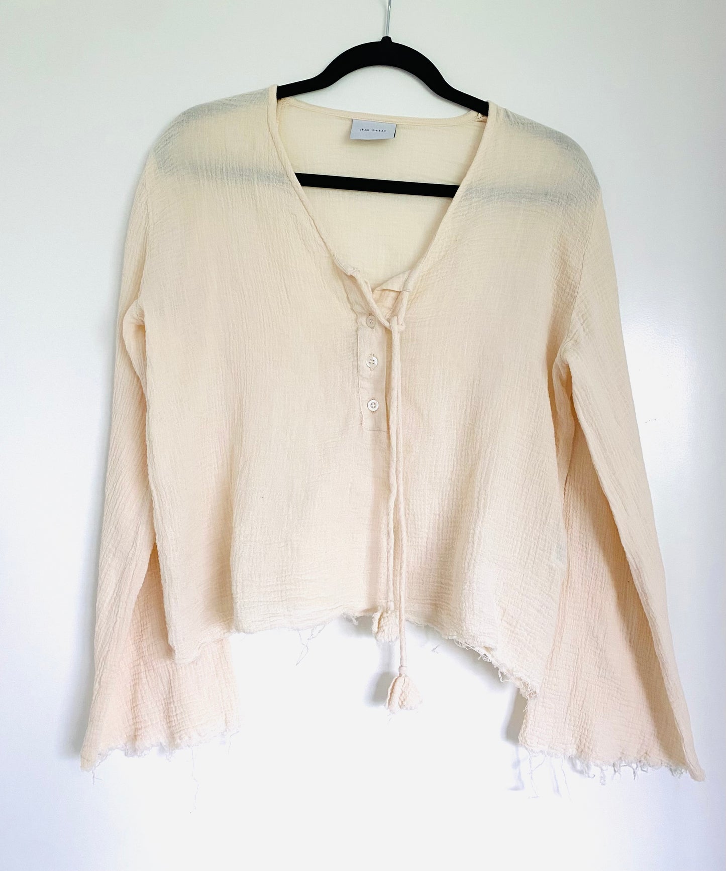 Rue Stiic Neutral Artizia Cotton Top (S)