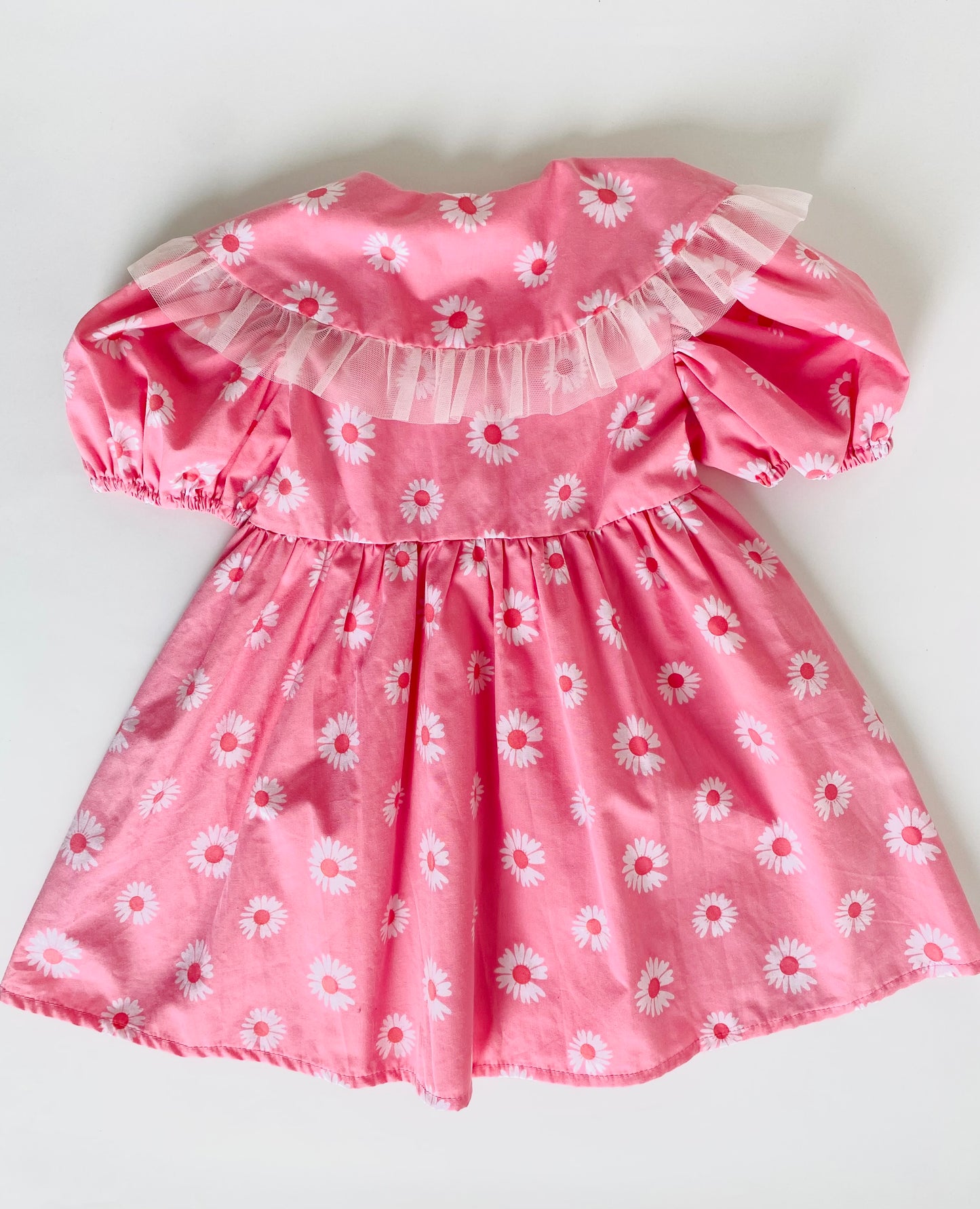Pink Daisy Collared Dress (2YR)
