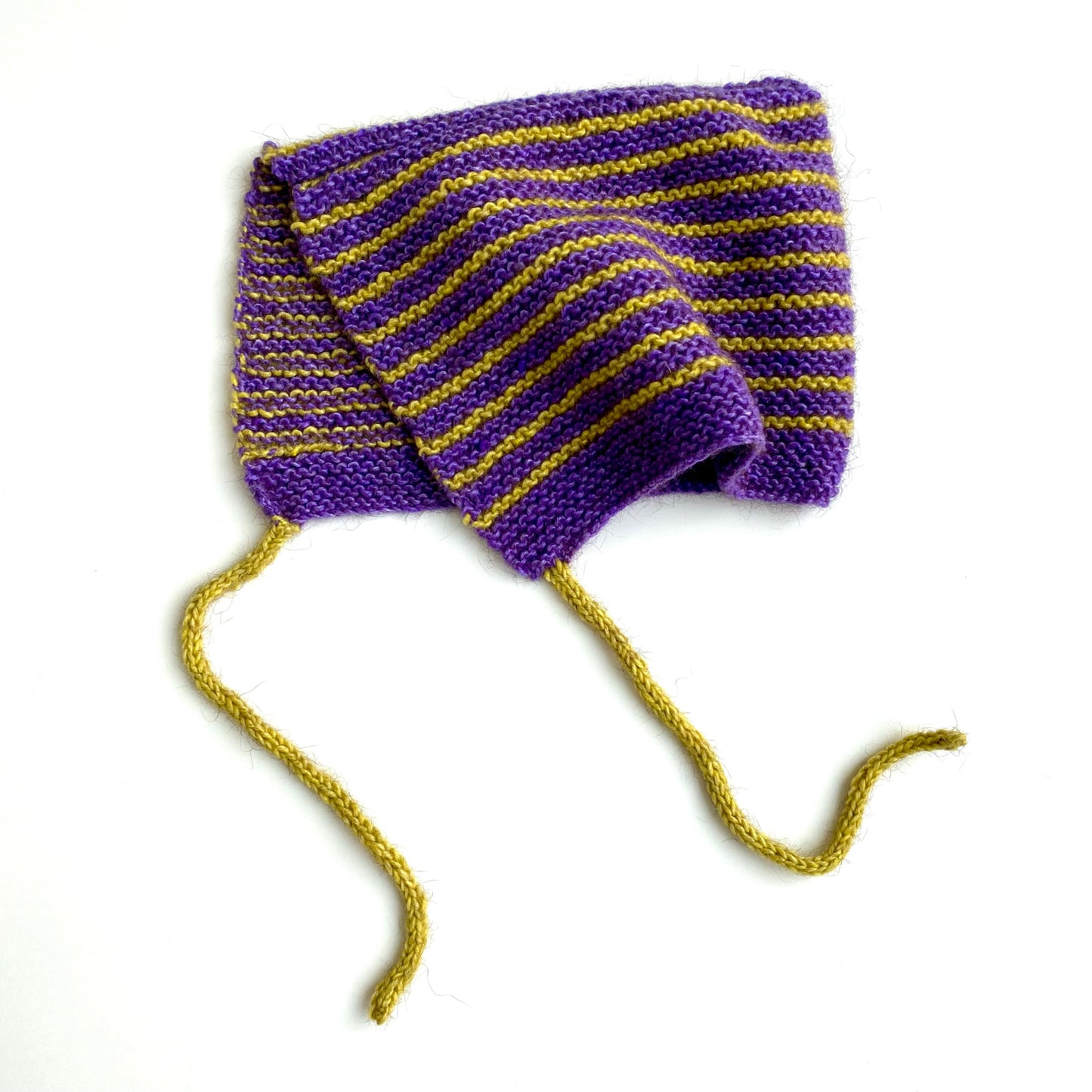 Purple Bonnet Beanie (3-6m / 6-12m)