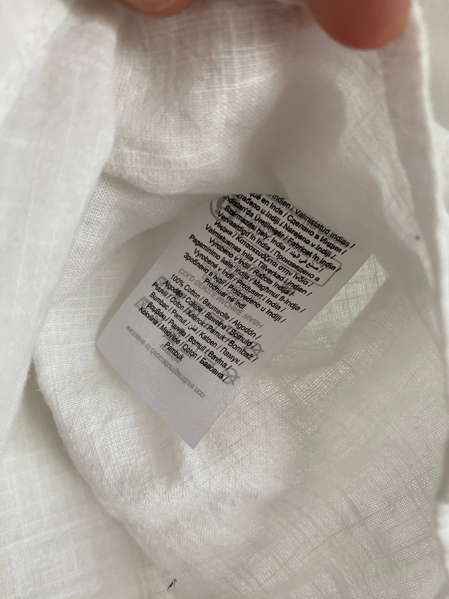 Peter Pan Collar White Blouse (S)