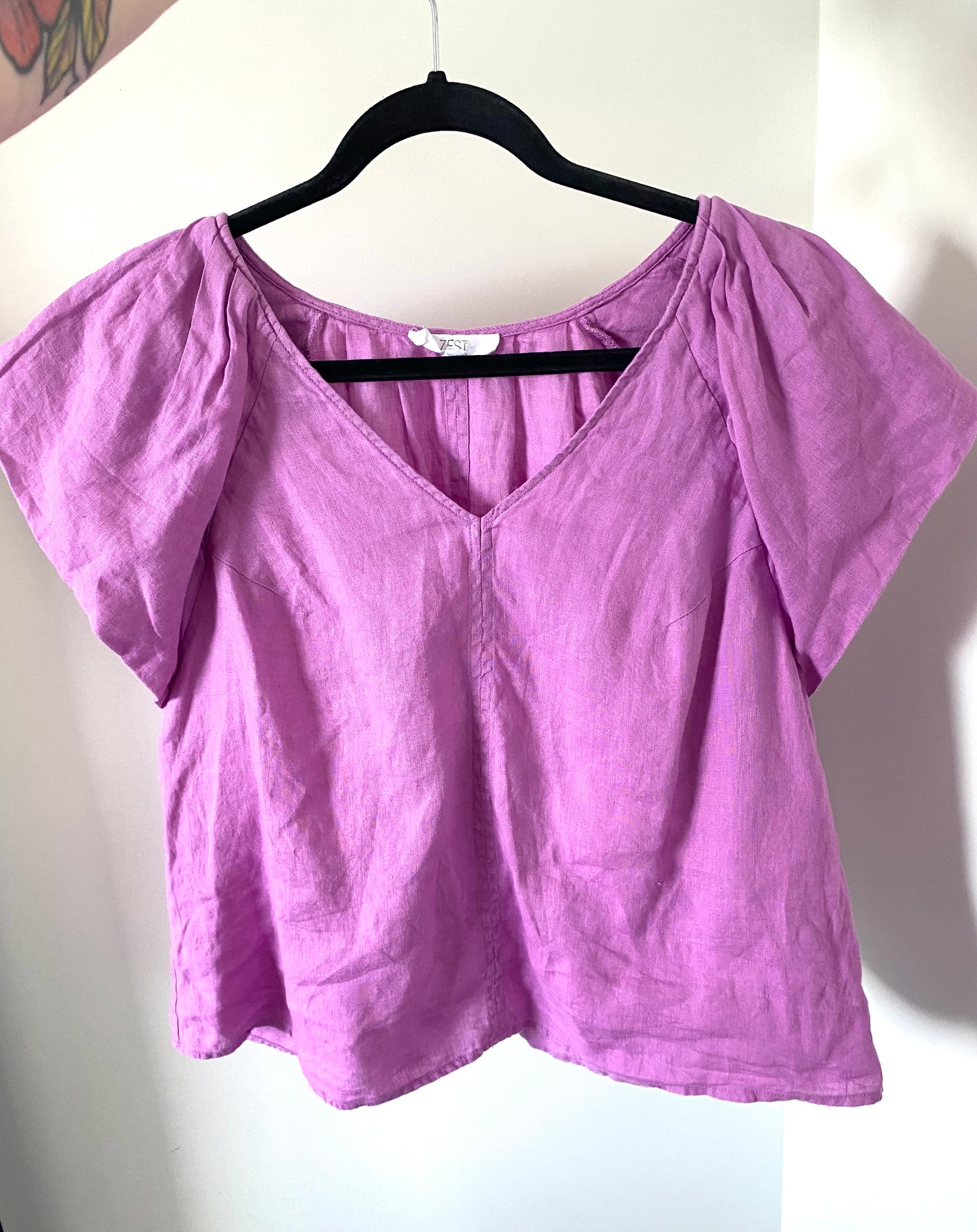 Linen Zest Purple Top (12)