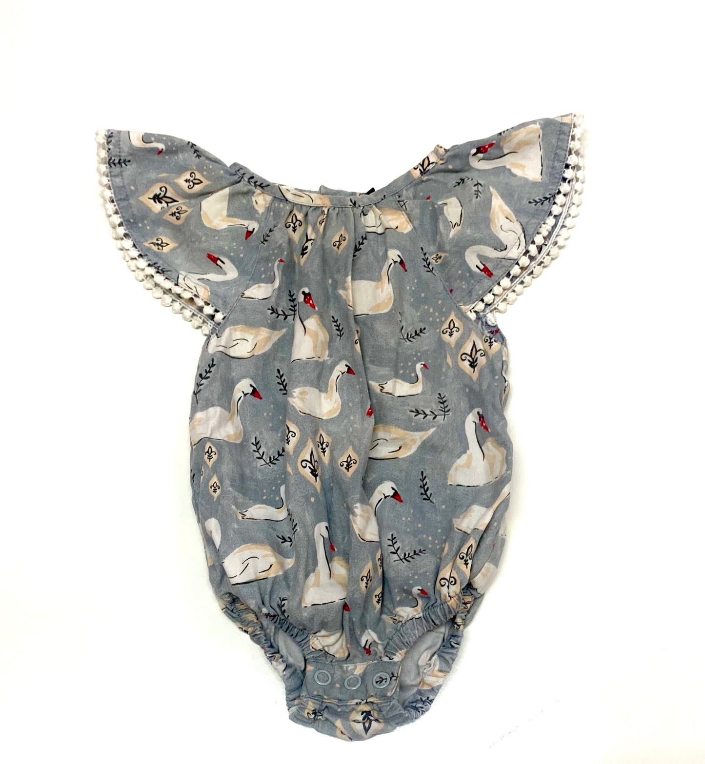 Rock Your Baby Swan Romper (0-3m)