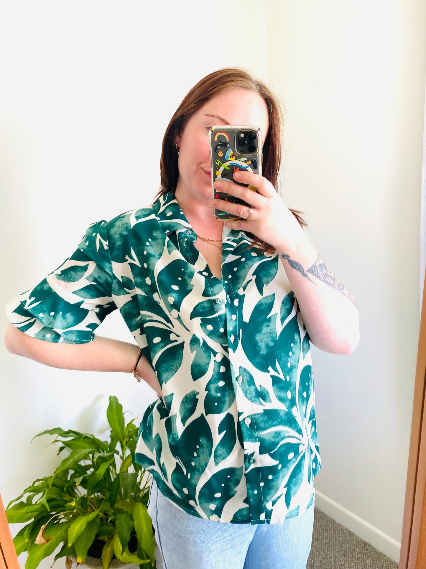 Jayson Brunsdon Leaves Blouse