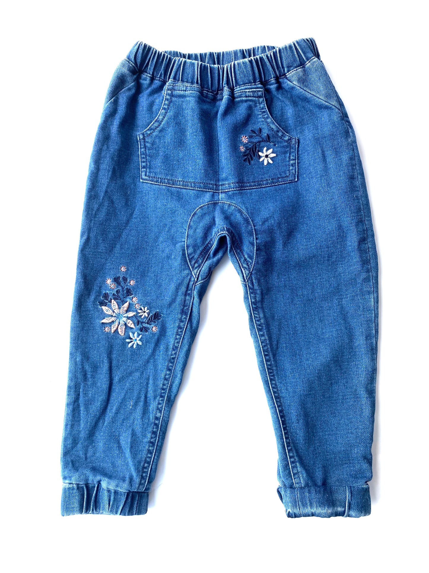 Teeny Weeny Embroidered Pants (2YR)