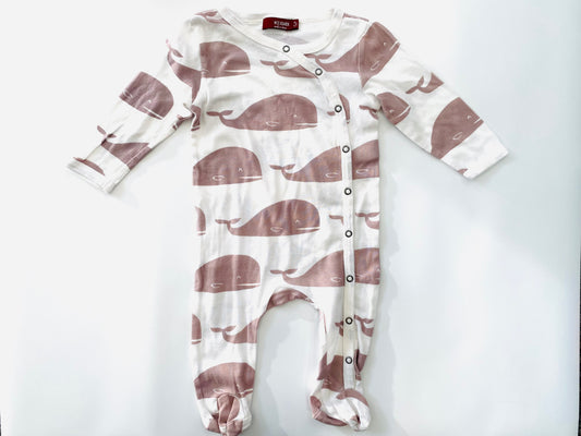 Milkbarn Whale Onesie (3-6m)