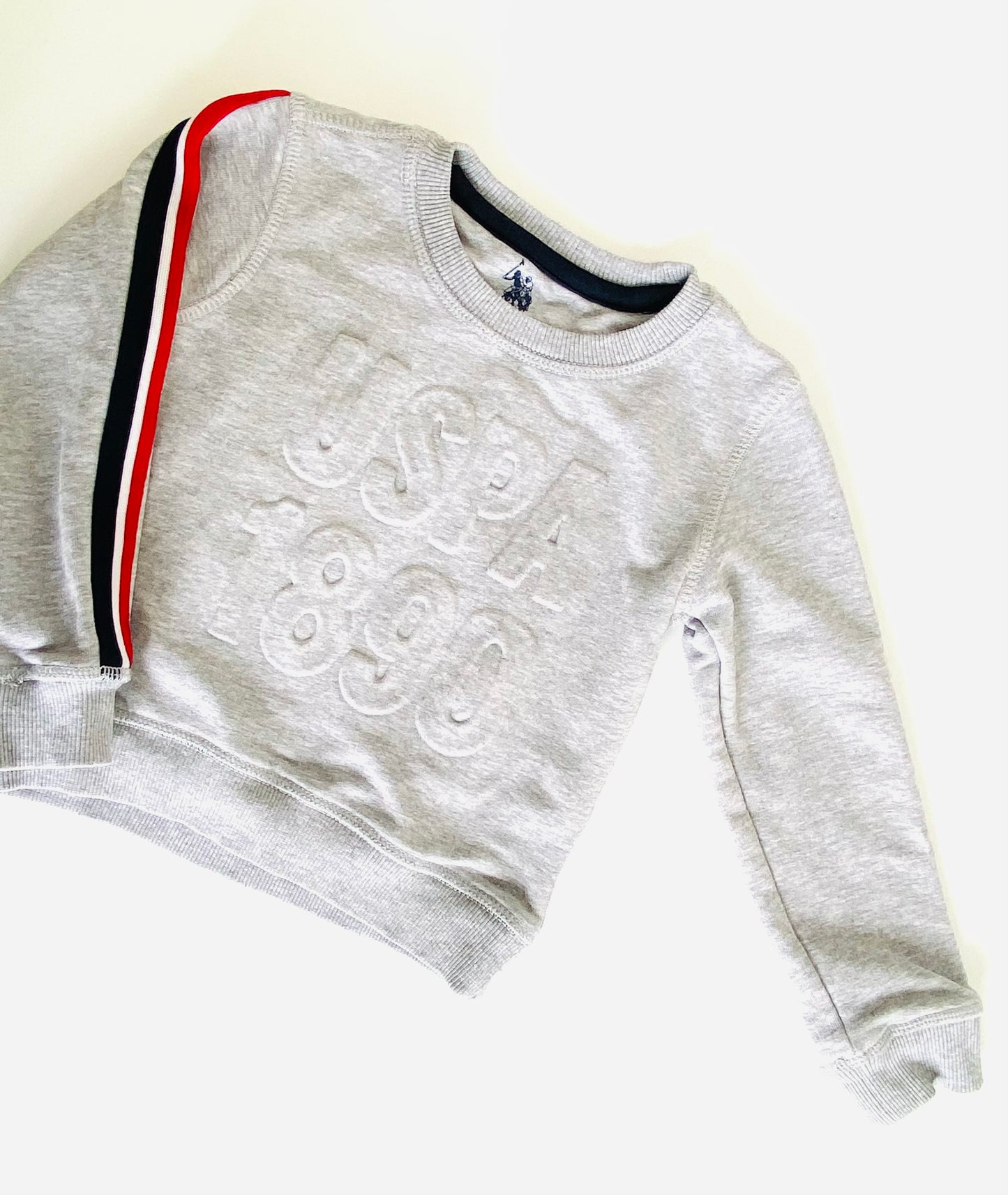 U.S. Polo Assn Grey Crew (2YR)
