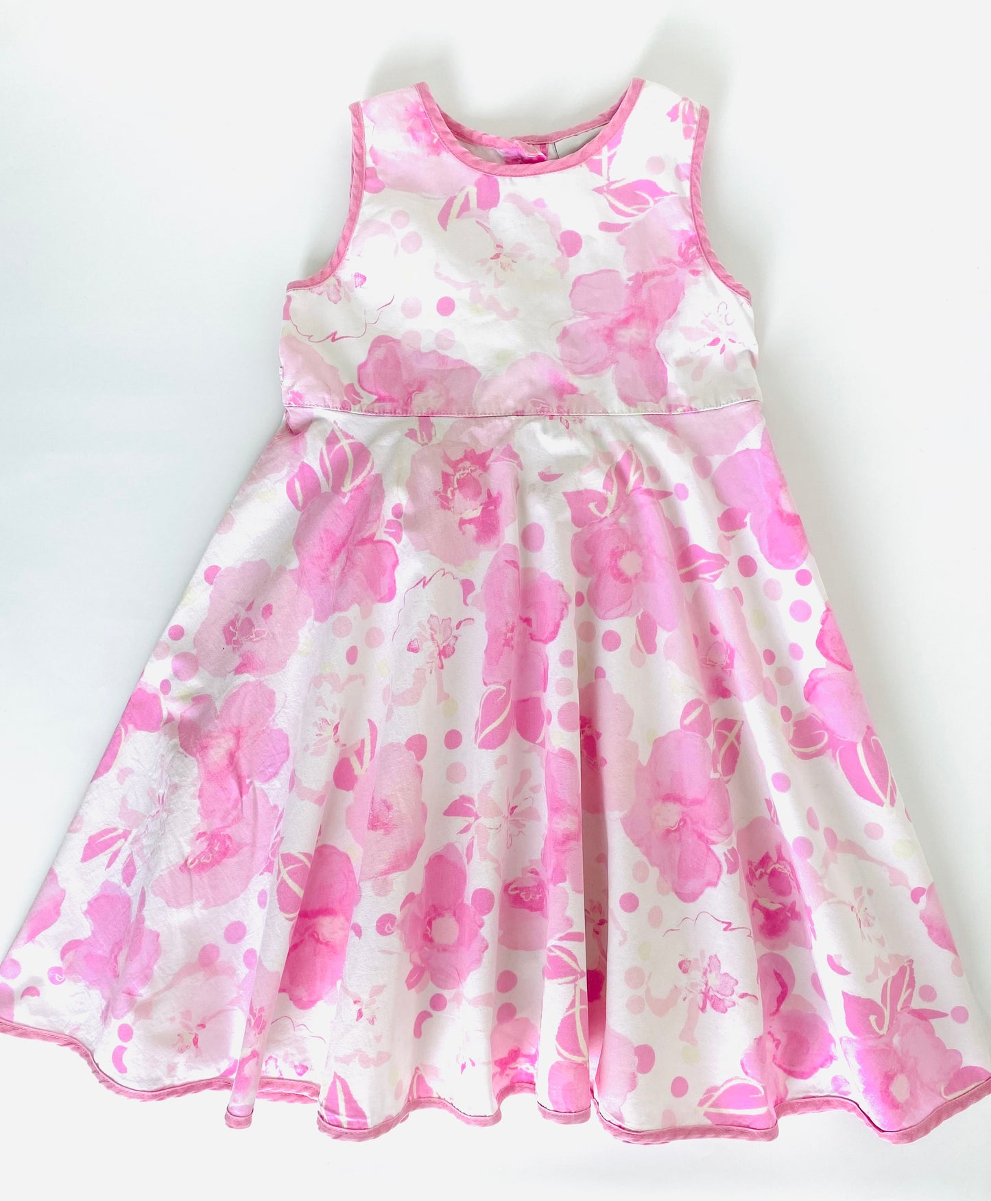 Vintage Next Pink Flower Dress (2YR)