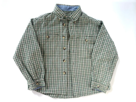 Green and White Checkered Shirt (3YR)