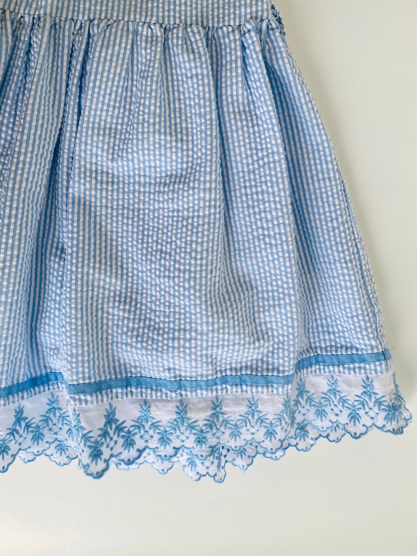 Boutique Blue & White Stripe Dress (4YR)