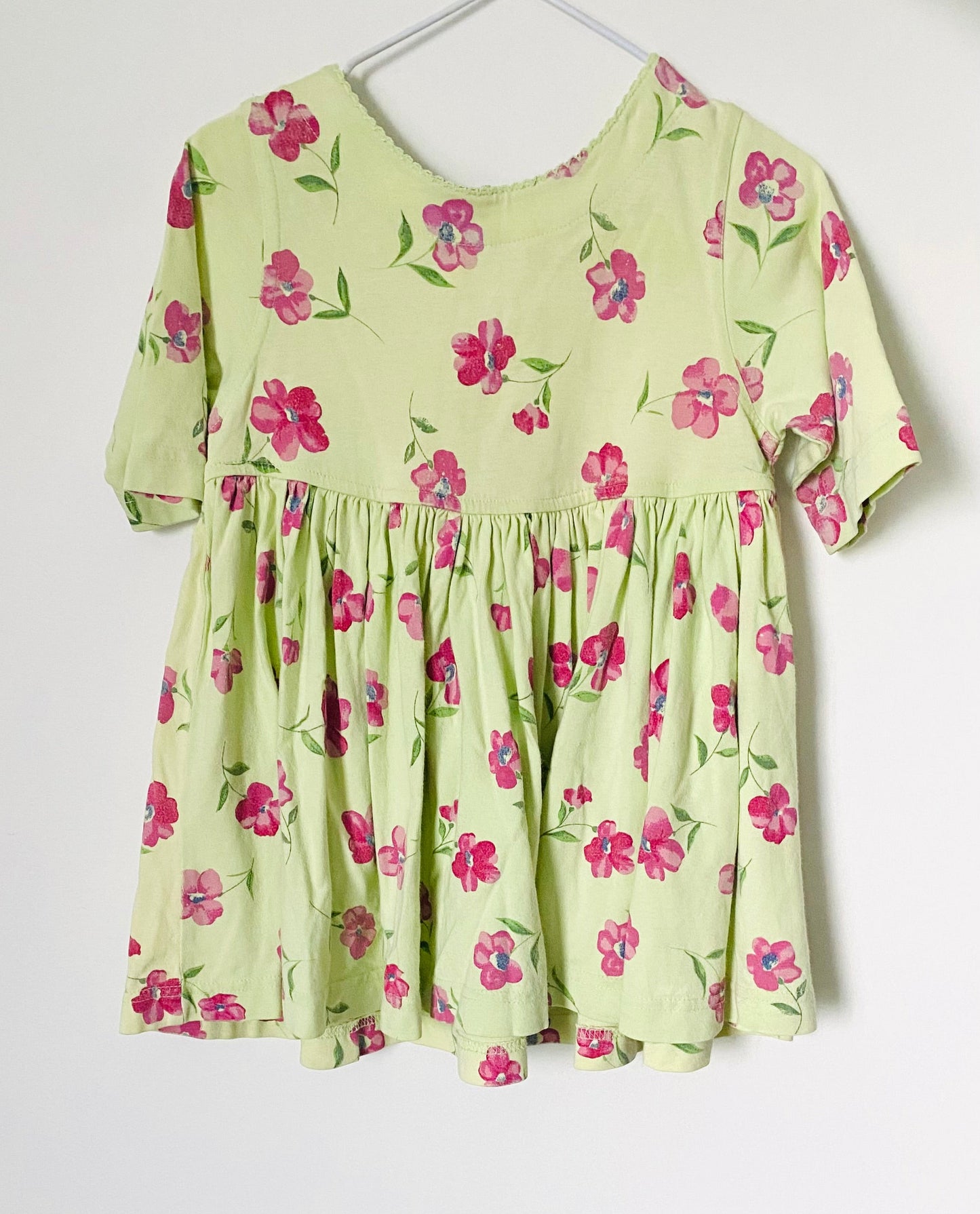 Vintage Pumpkin Patch Flower Dress (2YR)