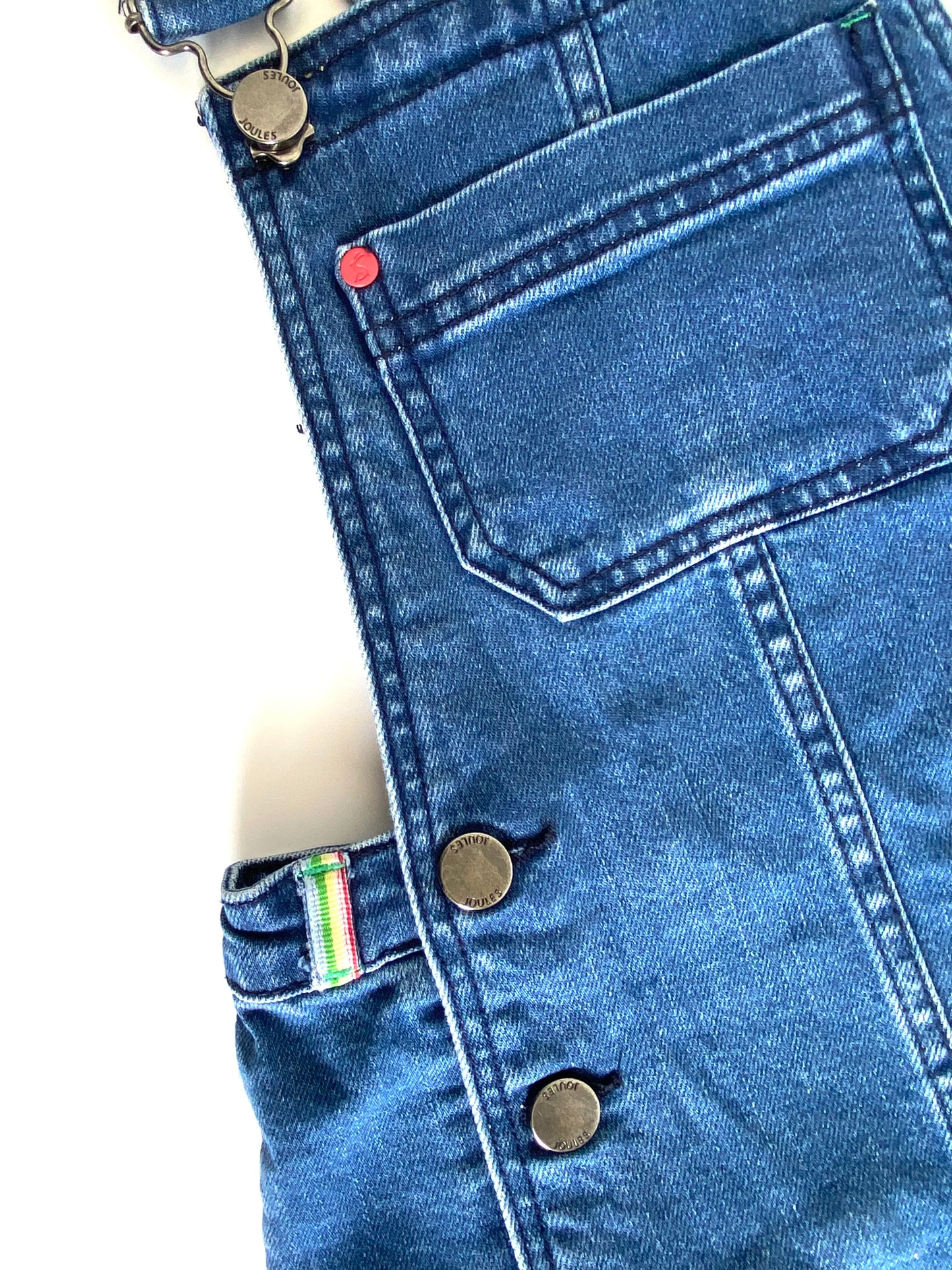 Joules Midblue Pinafore (6YR)