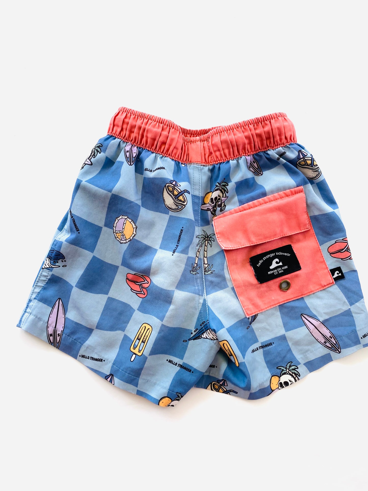 Hello Stranger Blue Shorts (4YR)