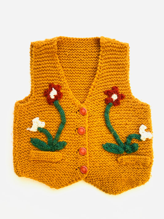 Flower Knit Vest (2YR)
