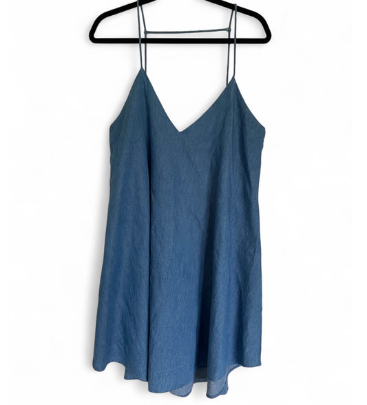Blue Low Back Summer Dress (M/L)