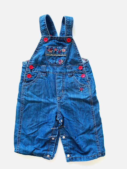 Pumpkin Patch Overalls (3-6m)