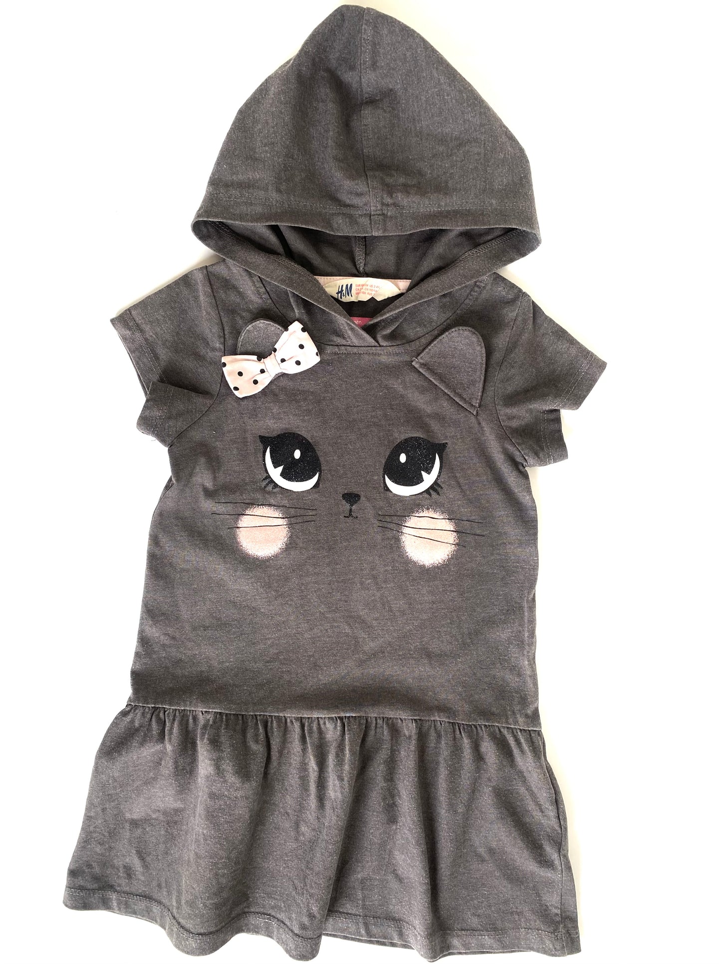Hooded Kitty Dress (2YR / 3YR)