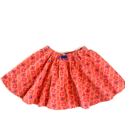 Flower Blue Dot Skirt (2YR / 3YR)
