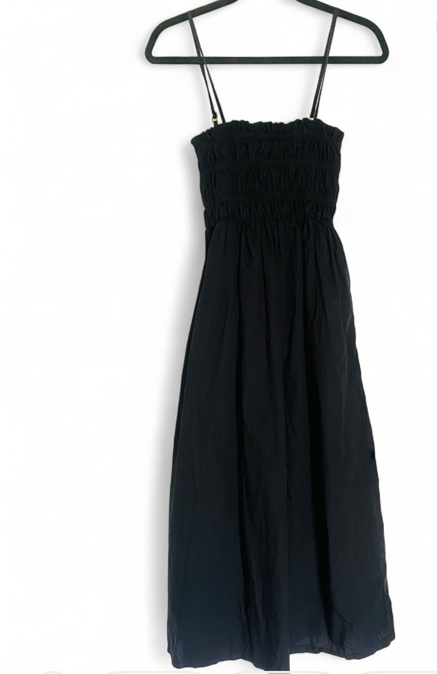 Black Midi / Maxi Dress (8-10)