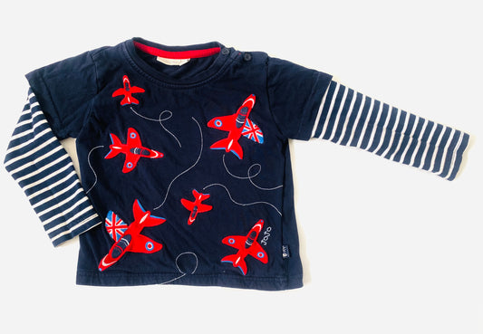 Jojo Maman Bebe Airplane Tee (2YR)