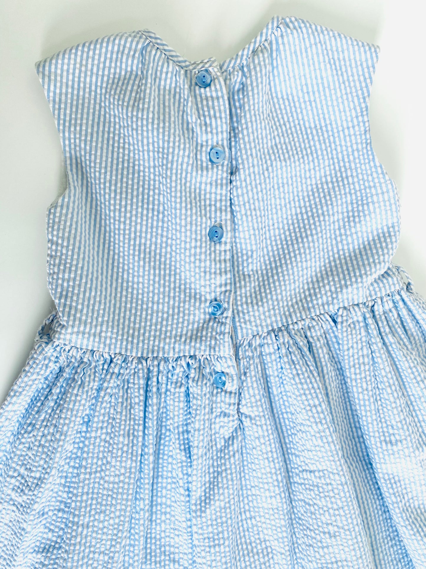 Boutique Blue & White Stripe Dress (4YR)