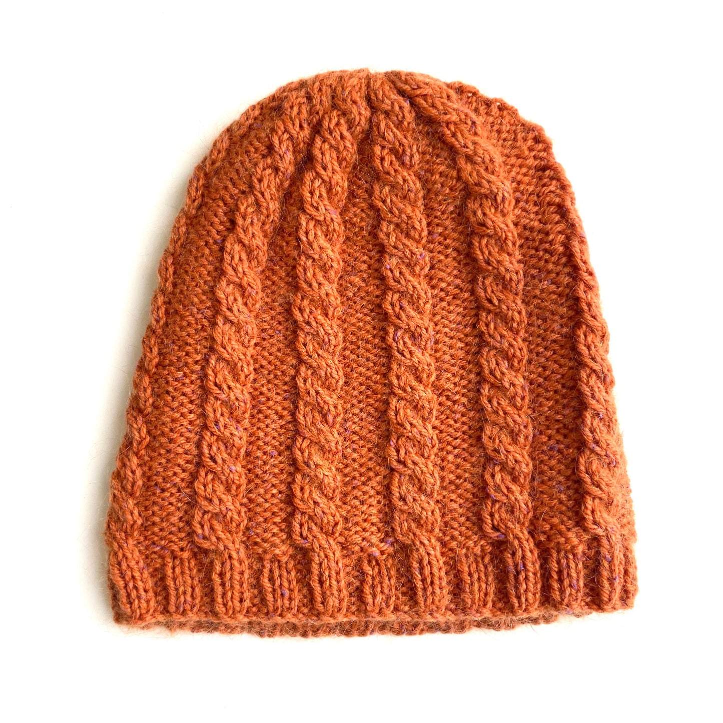 Autumn Orange Cable Beanie (2YR / 3YR / 4YR)