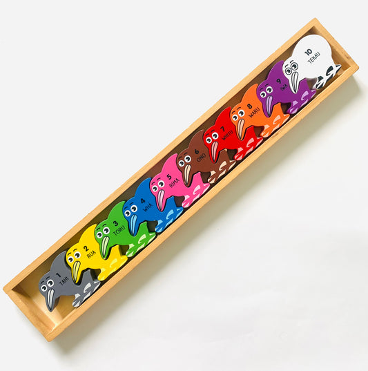 Wooden Counting Kiwi Puzzle