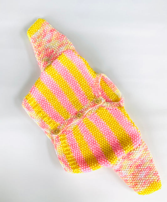 Neon Striped Knit Cardi (6-12m)