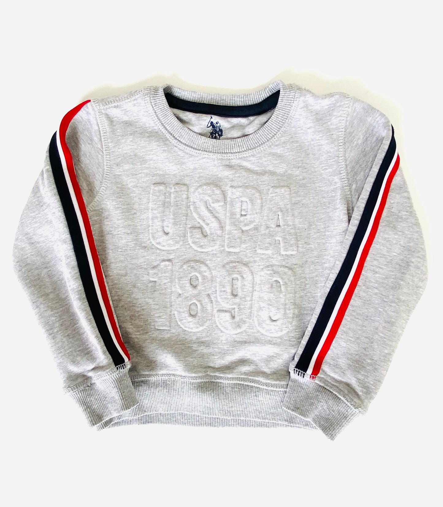 U.S. Polo Assn Grey Crew (2YR)
