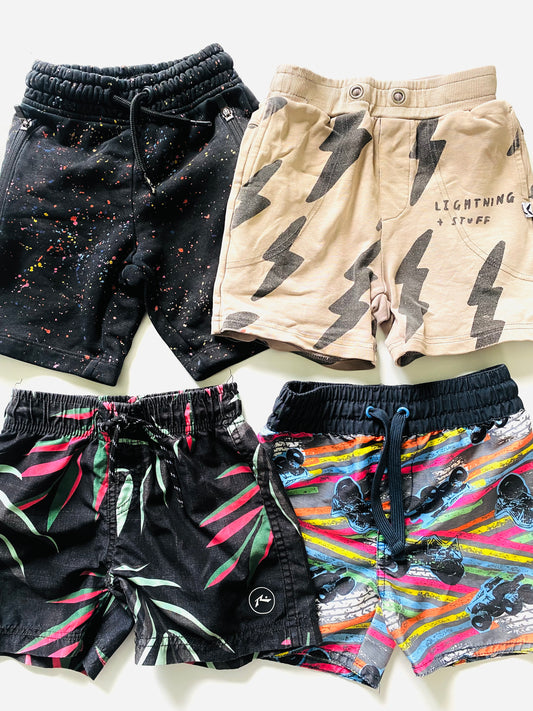 Boys Shorts Bundle - Minti / Next / Rusty (4YR)
