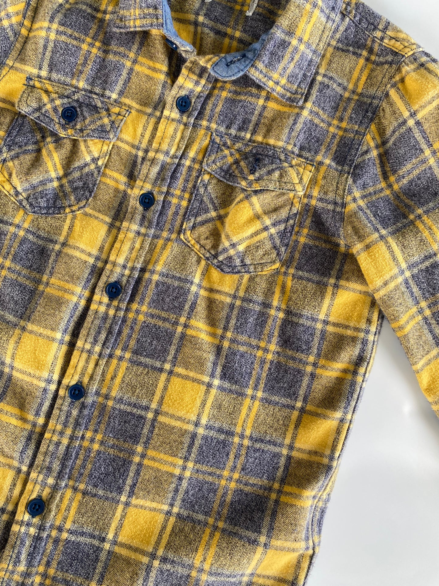 Yellow Plaid Shirt (6YR)