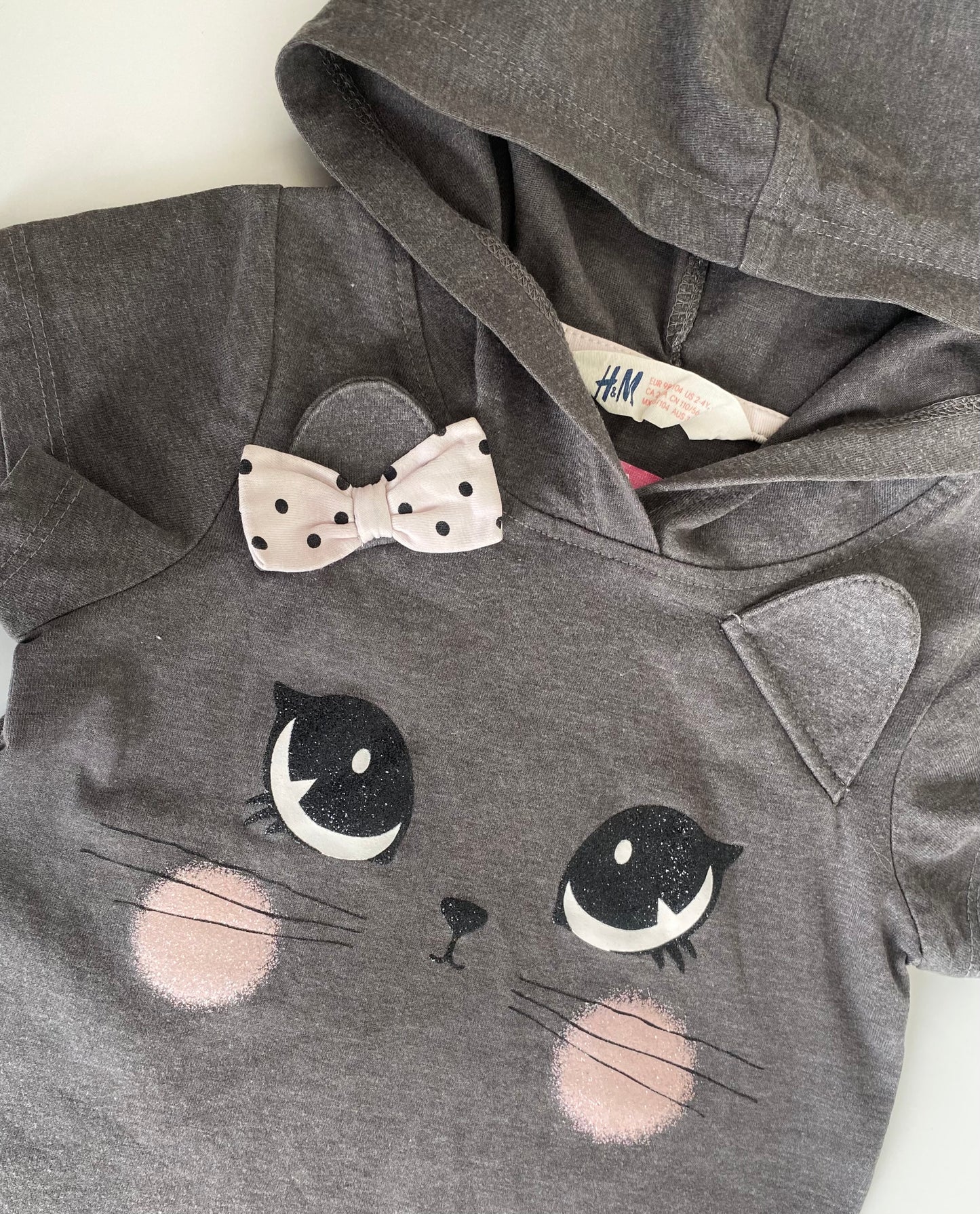 Hooded Kitty Dress (2YR / 3YR)