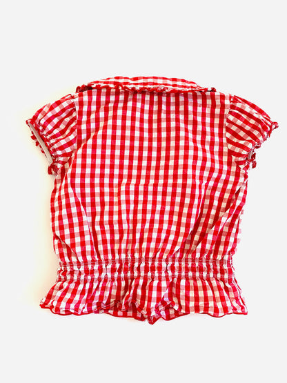Red Gingham Blouse (3YR)
