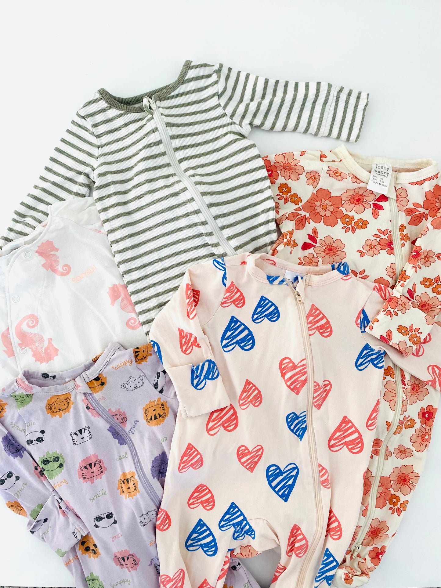 5 x Onesie Bundle (3-6m)